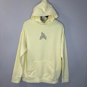 Juice WRLD 999 Forever Essentials Hoodie Sweatshirt Streetwear Cream Sz L